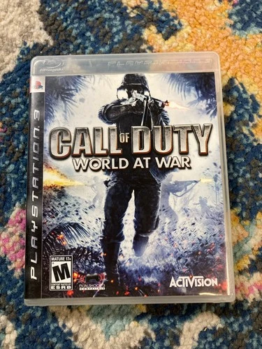 Call of Duty: World at War (Sony PlayStation 3, PS3 2008) CIB W/ Case & Manual