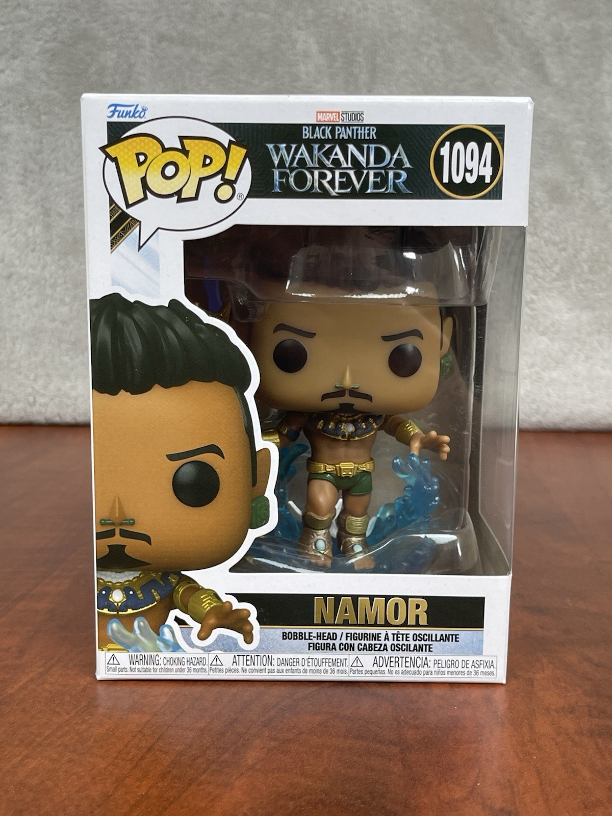 Funko Pop! Marvel Black Panther Wakanda Forever Namor #1094 Bobble-Head