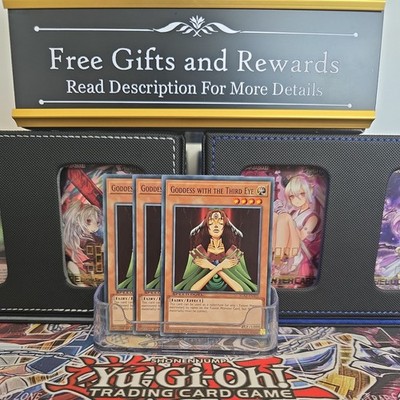 Playset 3x SGX2-ENA05 Goddess with the Third Eye YuGiOh Common