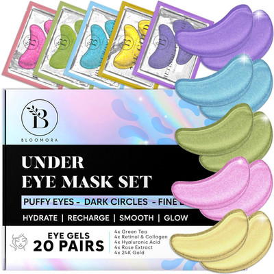 Gemischte Augenpads (20 Paare) - Eye Pads Mit Niacinamid & Hyaluron - Augenpads