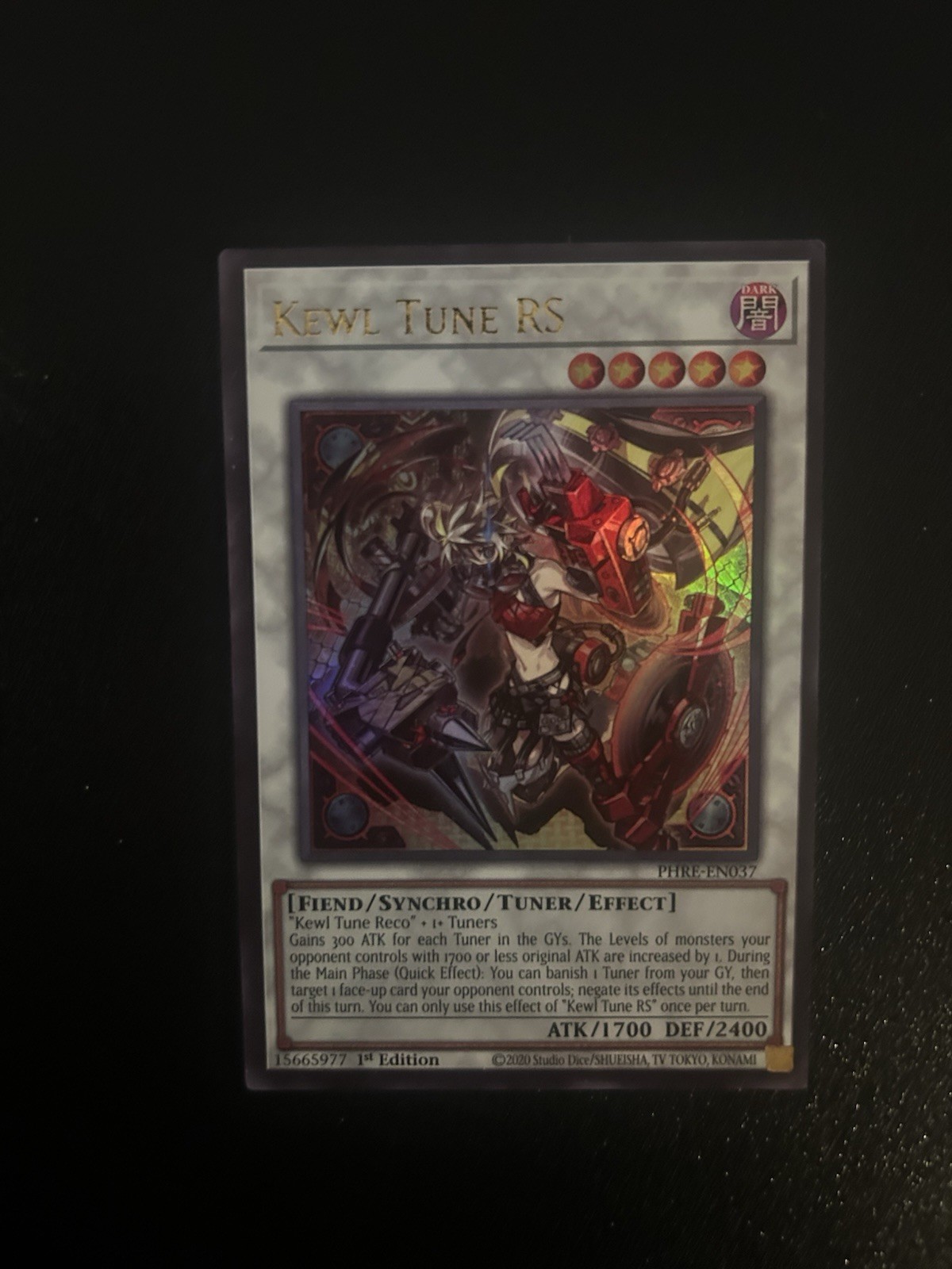 Kewl Tune RS PHRE-EN037 YuGiOh Phantom Revenge trading card — raw and PSA graded price guide