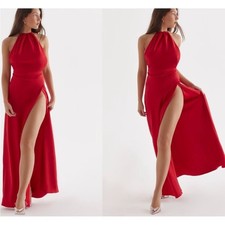 House of CB Zanab dress maxi red NWOT size S