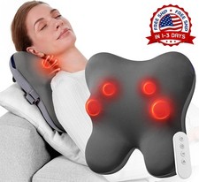 Masajeador de espalda con calor y control remoto para aliviar el dolor NUEVO US