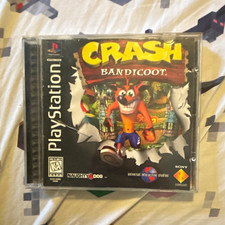 Sony Crash Bandicoot Sony PlayStation 1 PS1 NTSC-U/C Platformer w/ Manual