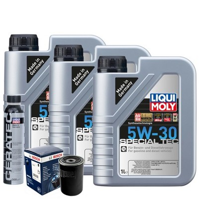 Motoröl 5W30 LIQUI MOLY Special Tec 3L+BOSCH Ölfilter +Cera Tec