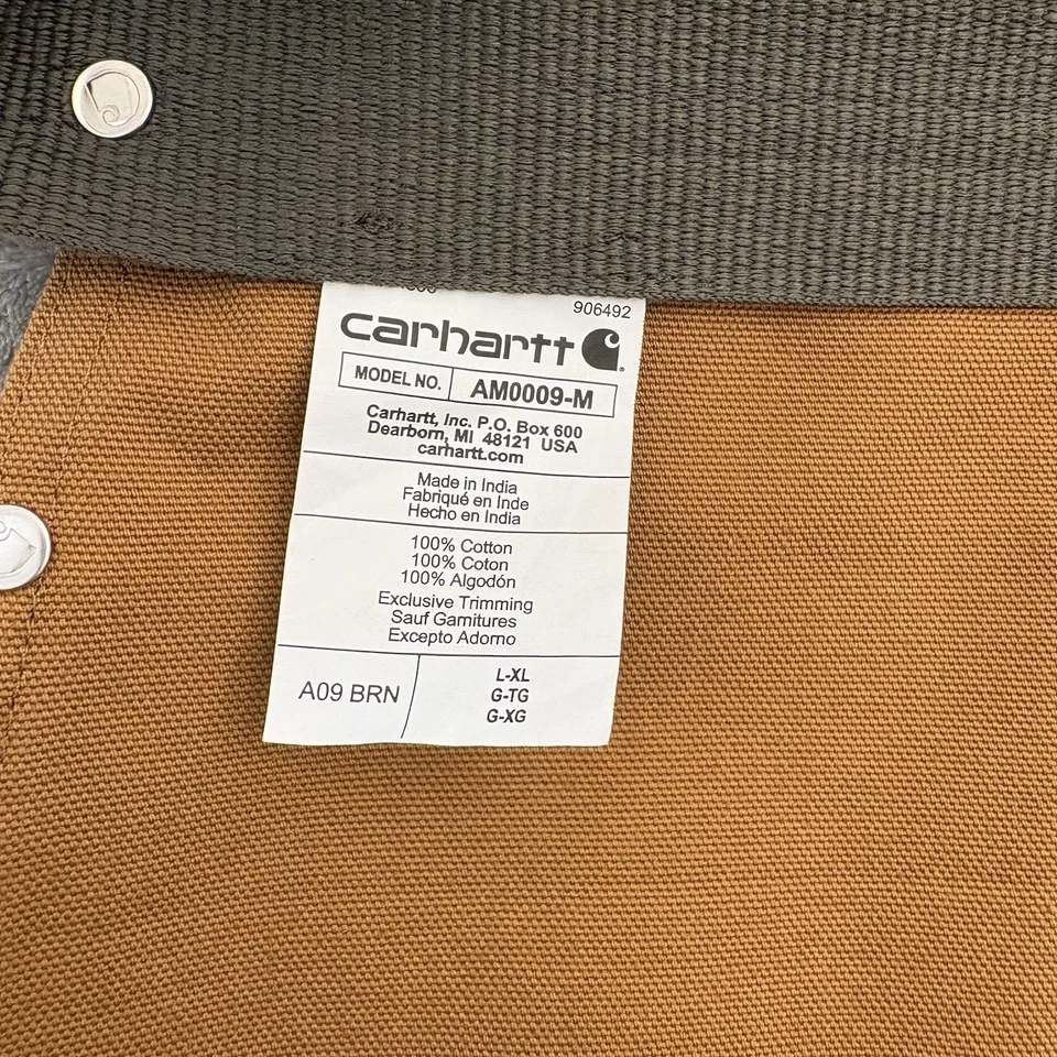 Carhartt Half Apron L-XL Brown Firm Duck Half Tool Belt Pouch AM0009-M A09 BRN - Image 4 of 4