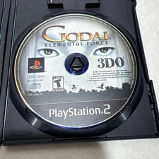 Godai Elemental Force PS2 PlayStation 2 Just Disc In Case Tested