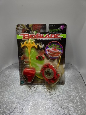 Beyblade Electronic Dranzer S B-6 Lights and Sounds 2002 Let It Rip Sealed Red