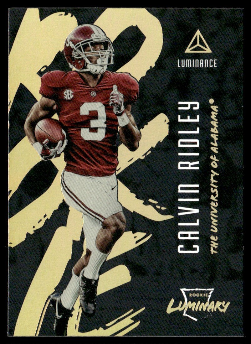 2018 Panini Luminance Luminary Calvin Ridley Rookie Atlanta Falcons #3