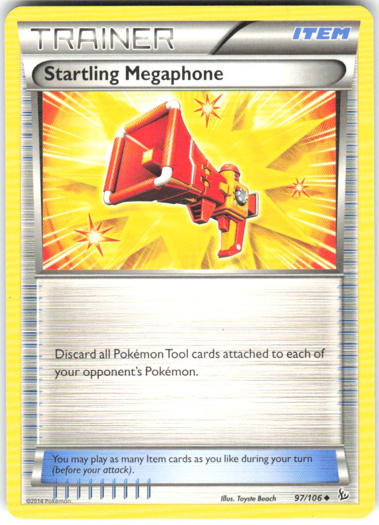Startling Megaphone 97/106 Flashfire Pokemon MP