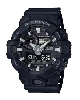 Casio G-Shock GA-700-1B Black Men's Analog & Digital Watch