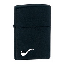 Zippo Feuerzeug Pfeife schwarz matt winddicht Flamme Kraftstoff nachfüllbar Gasfeuerzeug