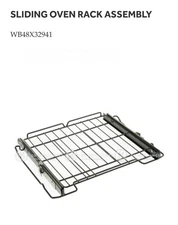 New OEM GE Sliding Oven Rack Assembly -  WB48X32941