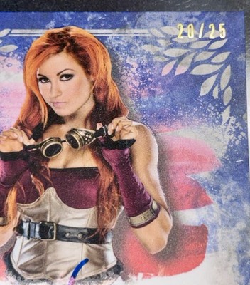 2016 Topps Undisputed WWE BECKY LYNCH Autograph Auto Card 20/25 | eBay