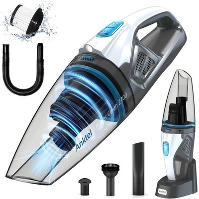 PowerClean 2400 Handheld Vacuum Cleaner with Charging Station and LED Lightin...