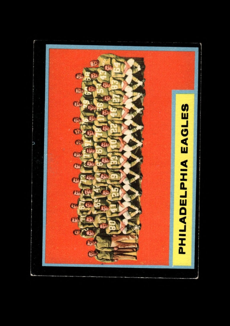 1962 Topps Set-Break #126 Philadelphia Eagles VG-VGEX *GMCARDS*