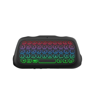 All In One RGB Controller Tastatur für PS5 mit Chatpad Lautsprecher und Low Pow
