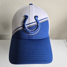 New Era 9Forty NFL Indianapolis Colts Adjustable Snapback Hat Cap Blue White