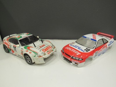 Tamiya Castrol Supra Nissan GTR 1/10 scale Race Car RC Radio Controlled vintage