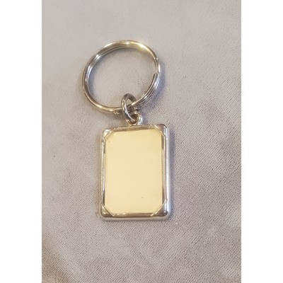 Mini Photo Frame KeyChain Cell Phone Attachment Silver Tone NEW