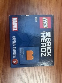 Lego Marvel Brickheadz- Captain America (41589)- New- Ships Fast