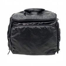 Caraa Black Nylon Backpack Baby Bag OS Regular /title