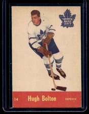 1955-56 Parkhurst Hugh Bolton #14 Condition VG-EX