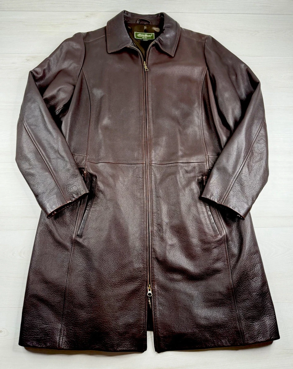 Eddie Bauer Leather Outer Shell Brown Coats, Jackets & Vests for