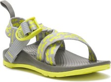 Chaco Unisex Kids Z1 Ecotread Sandal Adjustable Buckle Bolt Neon Size 4 Big Kid