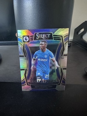 2023-24 Panini Select EPL Moises Caicedo EQUALIZERS SILVER PRIZM #7 Chelsea