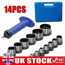 5-35mm Hollow Punch Set DIY Wad Hole Punching Kit Hollow Leather Gasket Paper UK