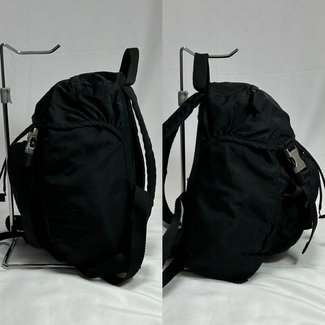 item PRADA backpack drawstring bag black nylon le… - image 5