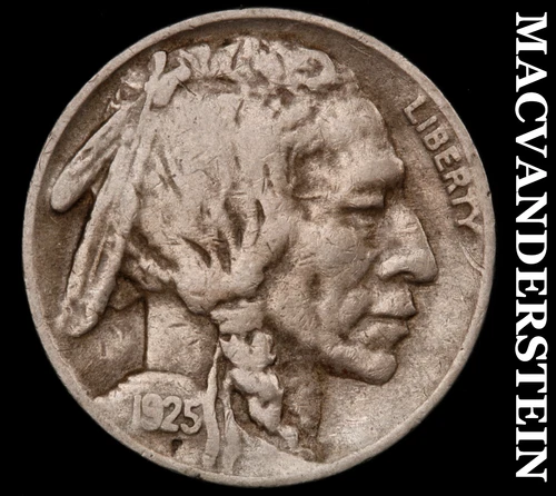 1925-S Buffalo Nickel- Semi Key Better Date No Reserve #J3682