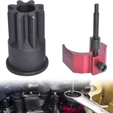 9U-7227 Injector Height Tool /  Engine Barring Socket For CAT 3406E C15 C16 Red