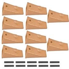 X156 X156S Dirt Teeth Bucket Teeth/Tooth with P156 Roll Pins 10 Pack Alloy Steel