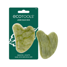 EcoTools Jade Gua Sha Facial Massager Real Stone Face Sculpting  Depuffing Tool