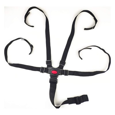 5 Point Harness Seat Belt，Adjustable Baby Seat Belt Full Protection Security ...