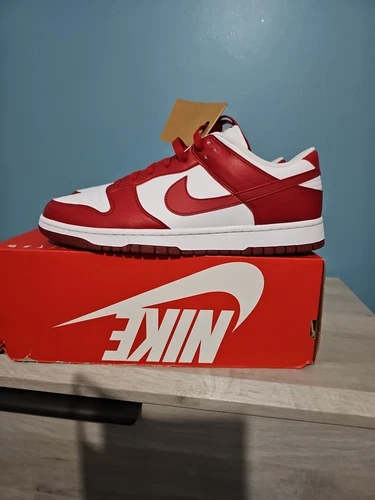 Nike Dunk Low Next Nature bianche palestra taglia UK 11 5 con scatola senza coperchio