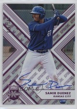 2018 Panini Elite Extra Edition Aspirations Purple 95/100 Samir Duenez Auto s3g