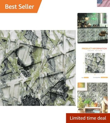 Transform Your Space with 33 Decorative 3D Wall Panels, 12''x12'' Marble Style