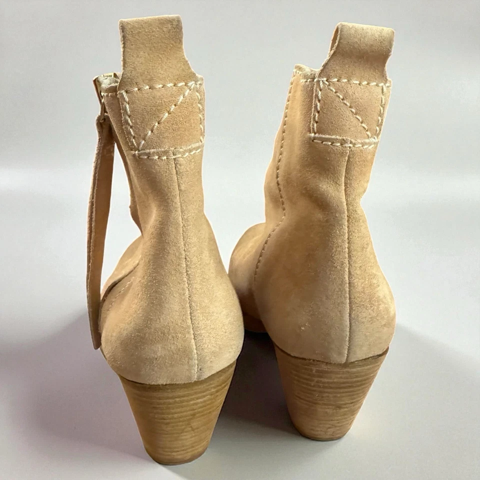 Botas al tobillo Acne Studios pistola gamuza beige tostado para mujer talla EU 39 Foto 3 de 4