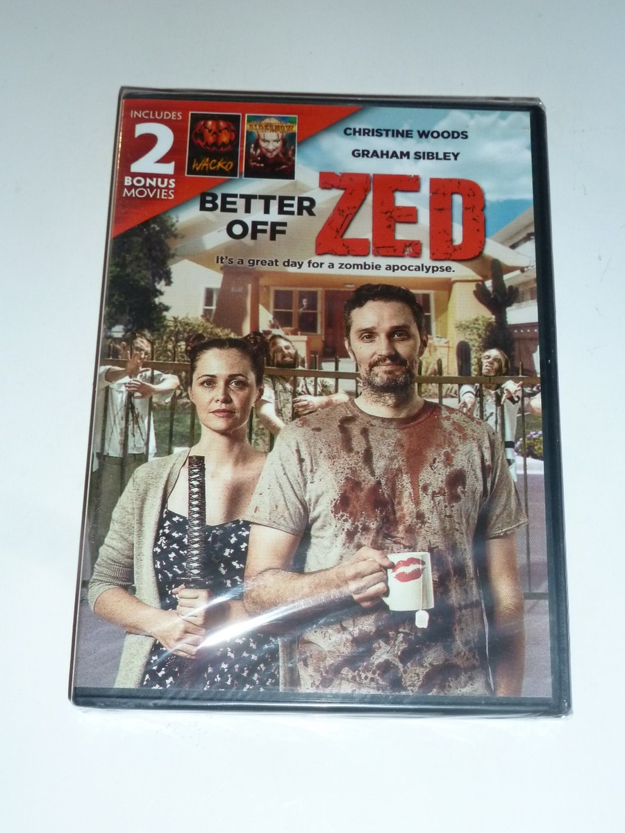 Better Off Zed DVD 2018 a quirky zombie horror comedy movie Graham