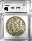 1904 S Morgan Dollar ICG EF 40 Extra Fine