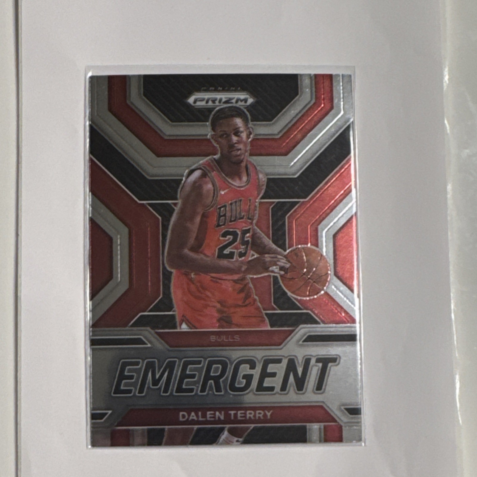 Panini 2022-23 Prizm Emergent Dalen Terry Rookie Insert Card #29 Chicago Bulls