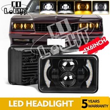 Fit Chevrolet Monte Carlo Ss 1980-1988 4x6 Led Headlight Hilo Beam Wturn Drl