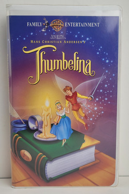 Thumbelina VHS 1994 Video Tape 90s Animation Movie Vintage Clamshell
