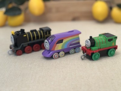 Thomas The Train & Friends Push Along Metal Engine Kana Percy Hiro  3  Bulk Lot