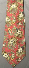 Balancine Inc The Tie Works Vintage Paisley Mickey Mouse Tie Made in USA Disney