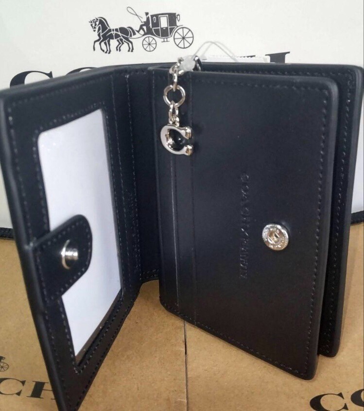 COACH x PEANUTS Snoopy Print Signature Small Snap Wallet Outlet