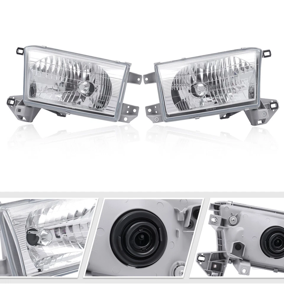 Pares de faros delanteros derecho e izquierdo para Toyota 4runner 1996-2002 Foto 4 de 4